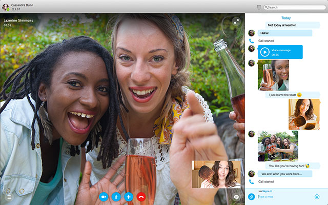 Nouvelle version Skype 2