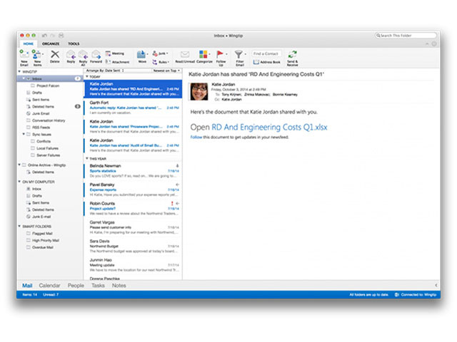 Outlook OS X