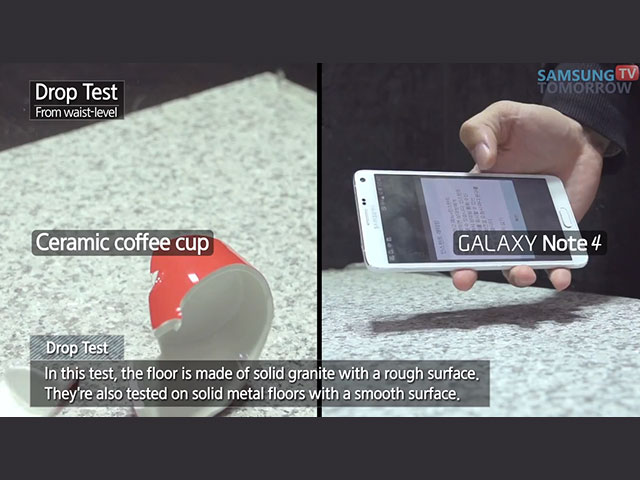  Un test de chute pour le Samsung Galaxy Note 4, ça vous tente ?