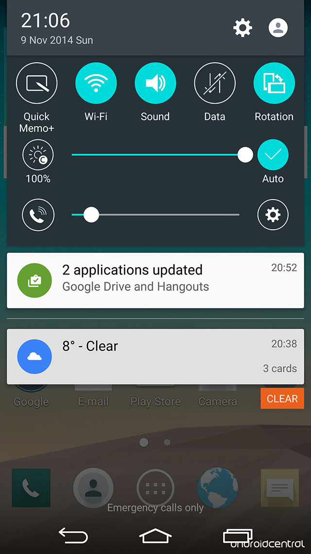 Android 5.0 LG G3 : image 2