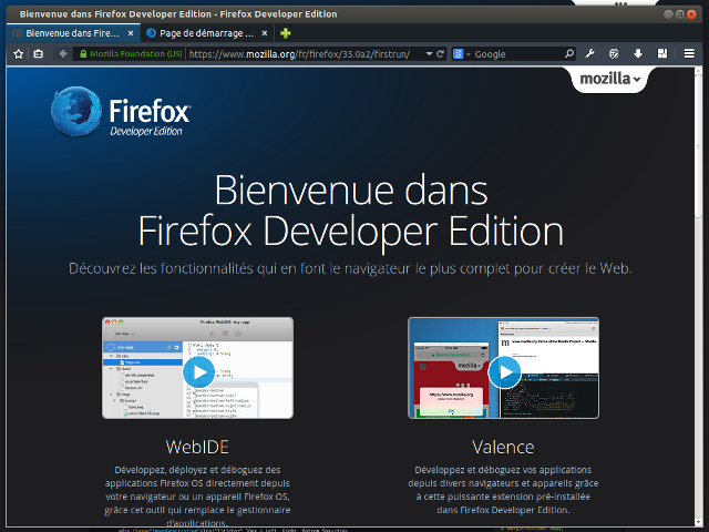 Firefox Developer Edition