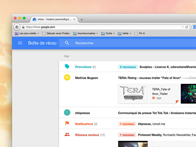 Inbox Firefox Safari