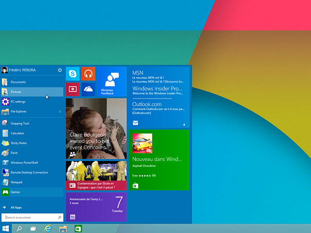  Windows 10 : la Consumer Preview pour janvier ?