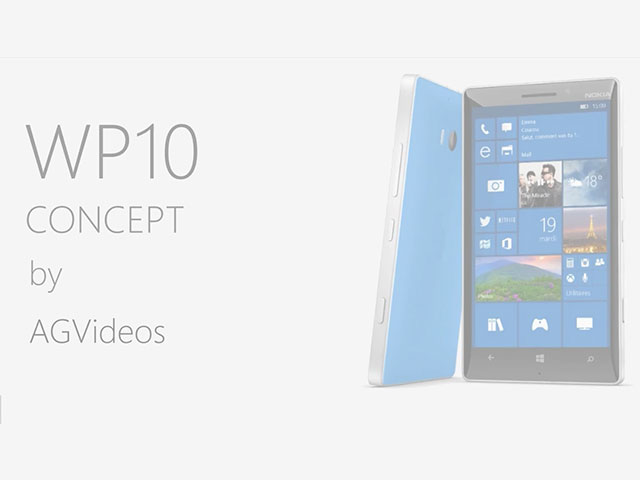  Windows Phone 10 : un concept malin par AGVideos