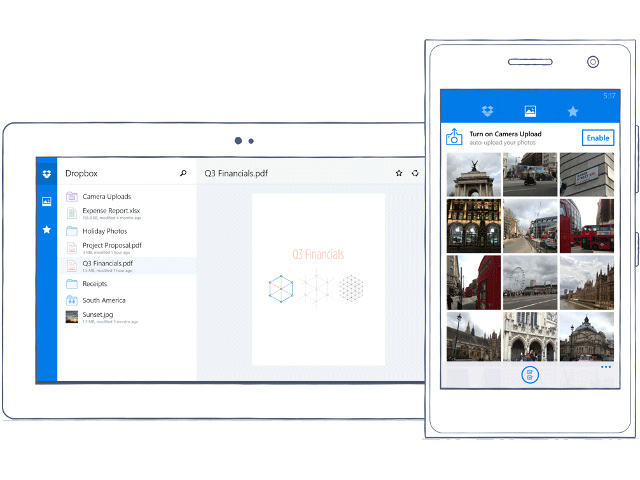 Dropbox sur Windows