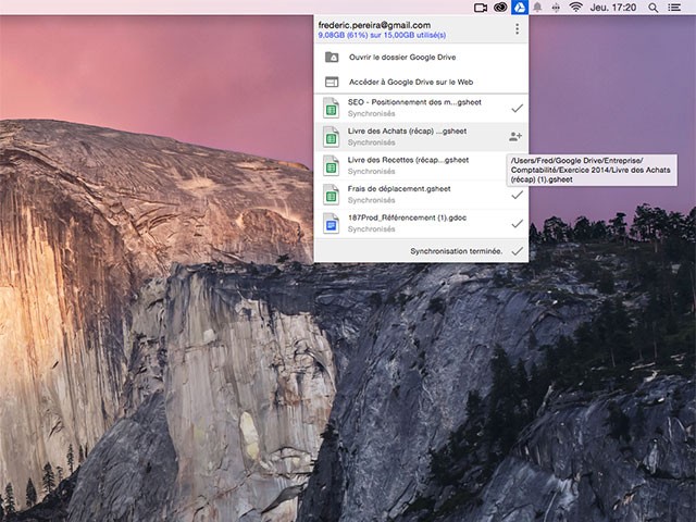 News Google Drive OSX