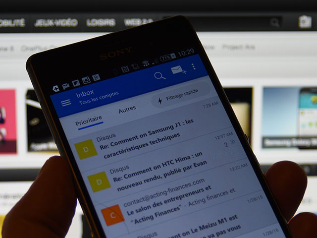  Outlook est maintenant dispo sur iOS et Android