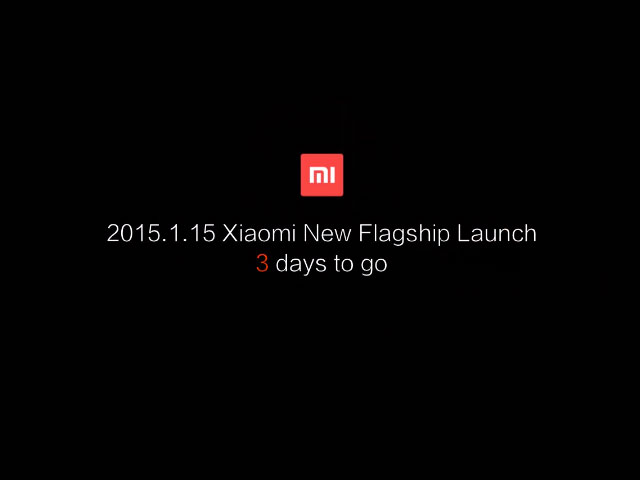  Xiaomi va bien présenter son nouveau vaisseau amiral le 15 janvier