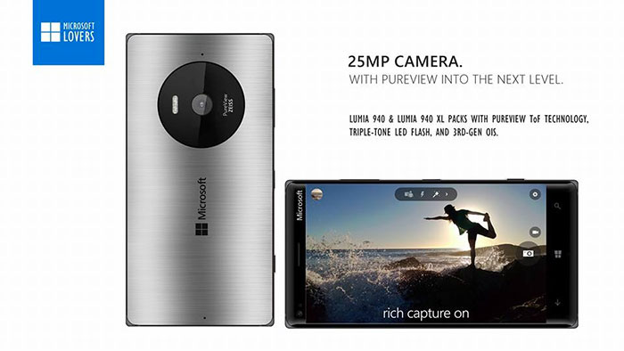 Lumia 940/940 XL : concept 2