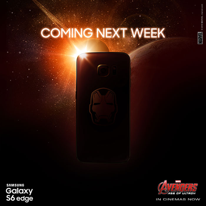  Samsung Galaxy S6 Edge Iron Man : un visuel et une annonce cette semaine