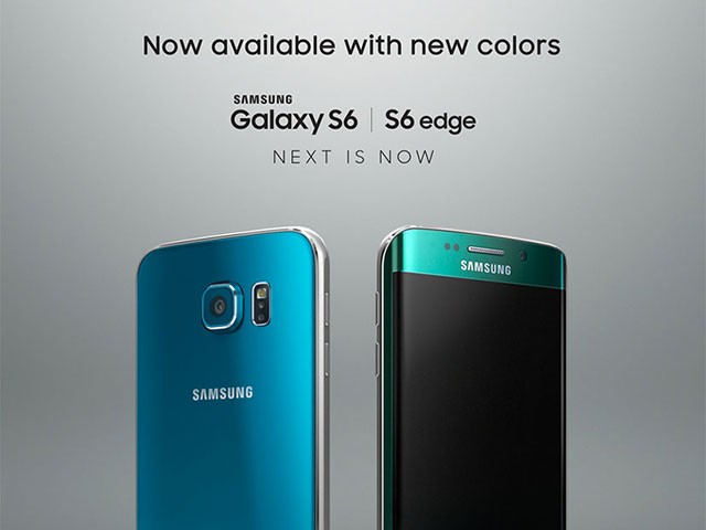 Nouvelles couleurs Galaxy S6 et Galaxy S6 Edge