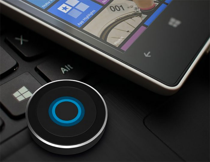 Bouton Cortana