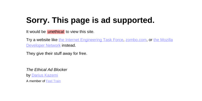 Le bloqueur de pubs éthique, pour ne plus “voler” les sites web