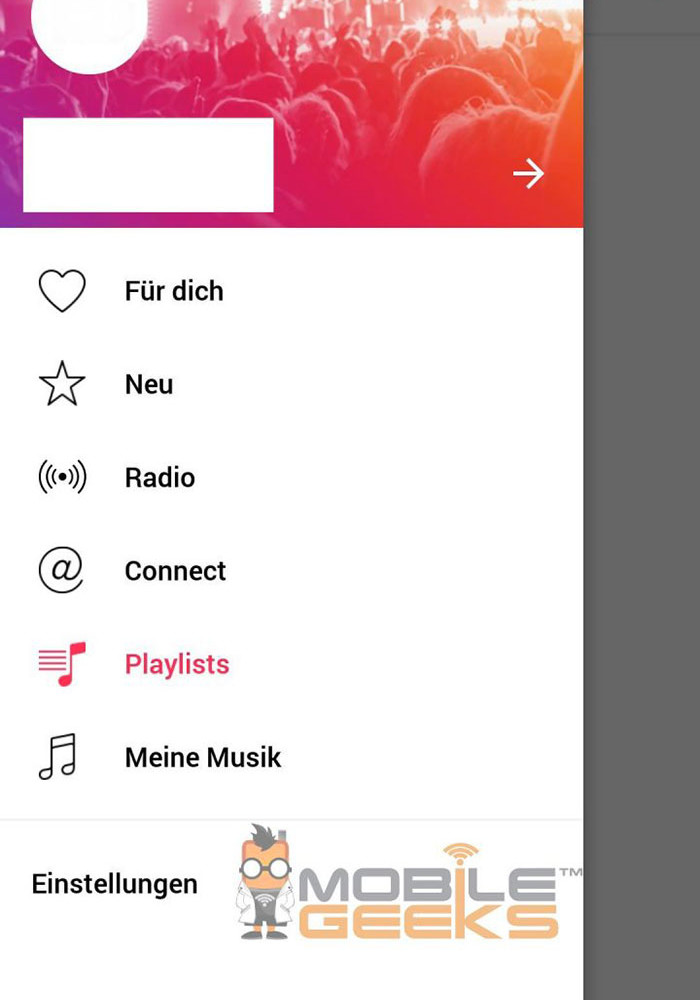 Apple Music Android : capture 5
