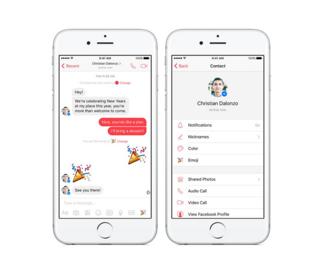 Personnalisation Facebook Messenger