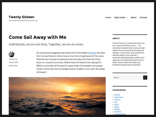 Wordpress 4.4 : image 1