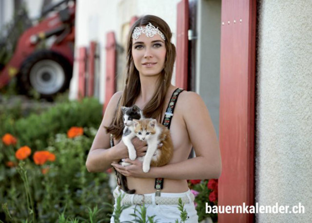 Les paysannes suisses ont aussi leur calendrier sexy