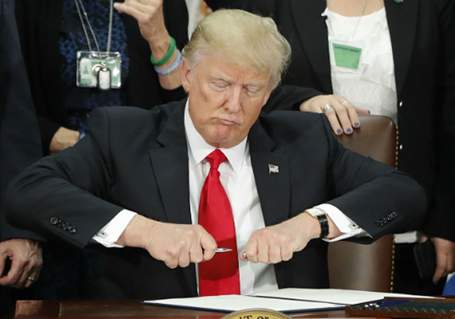  Donald Trump est (encore) au cœur d’une Photoshop Battle