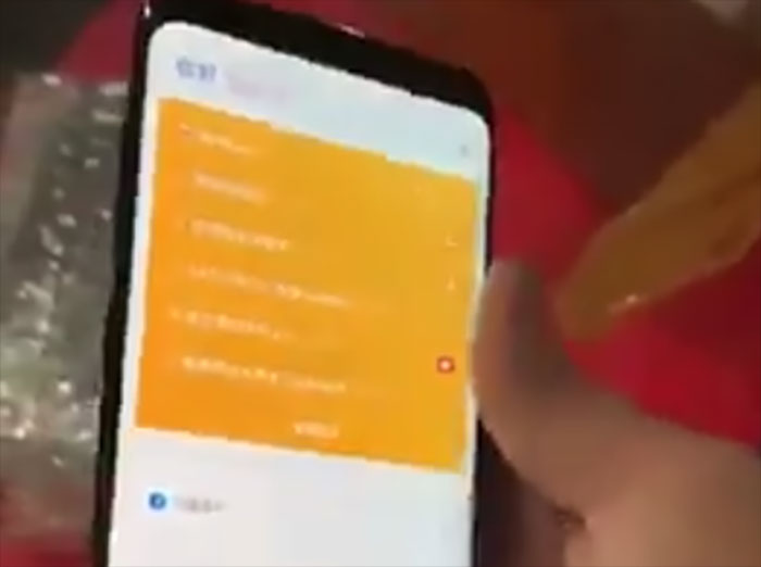 Le Samsung Galaxy S8 fuite encore en vidéo