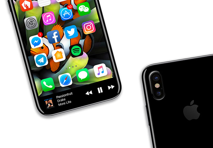  iPhone 8 : un concept intéressant sur fond de Touch Bar
