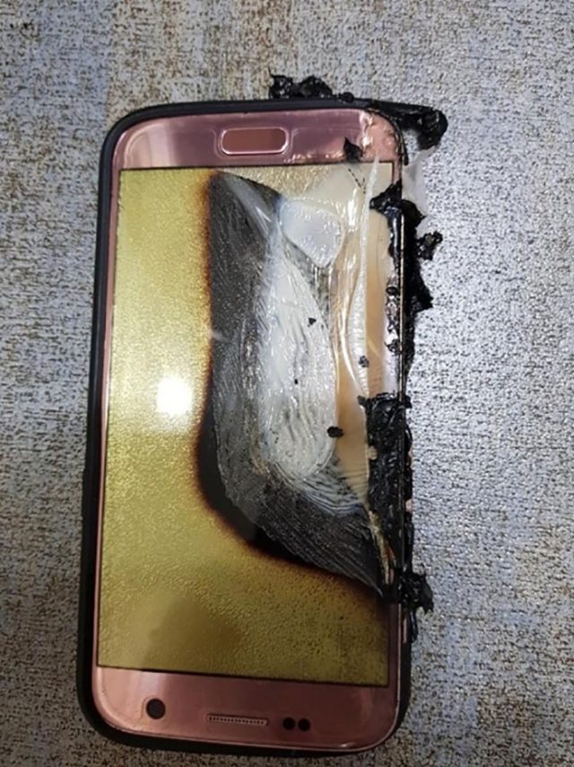 Explosion Galaxy S7 : image 1