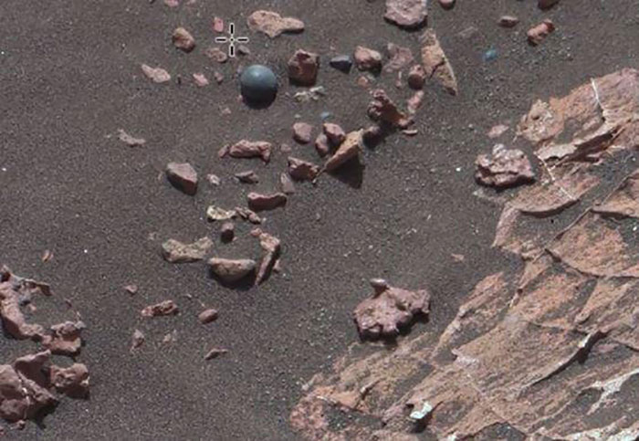  Ils pensent avoir trouvé un boulet de canon sur Mars