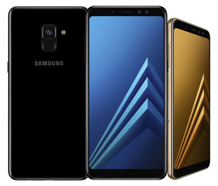  Le Galaxy A8 (2018) et le Galaxy A8+ (2018) officiels, avec un écran Infinity et une caméra frontale double