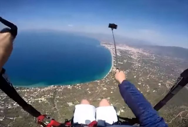 Selfie parapente