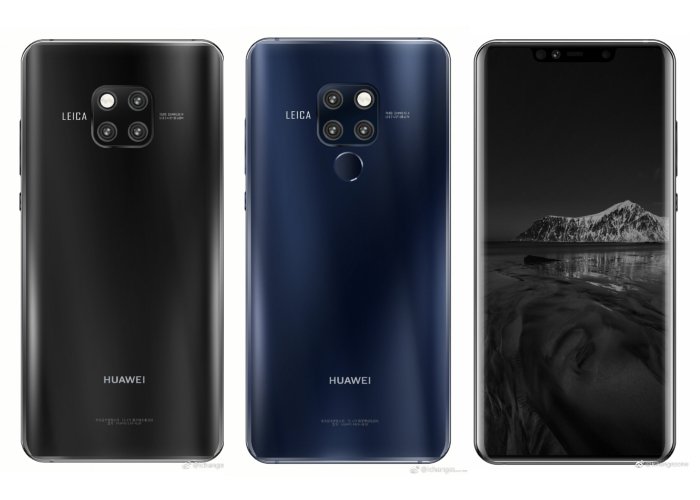  Huawei Mate 20 : les trois capteurs photos disposés en carré se confirment