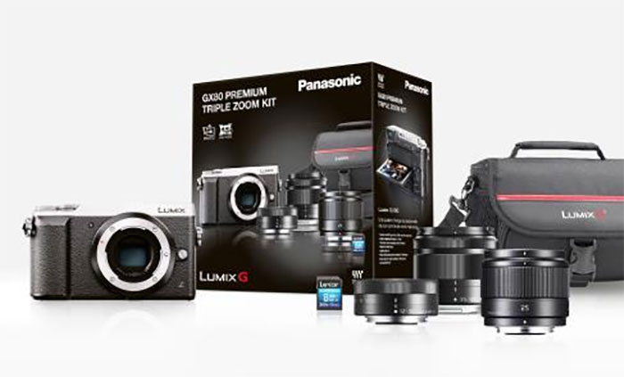 Le Panasonic Lumix GX80 et trois objectifs pour 799 €