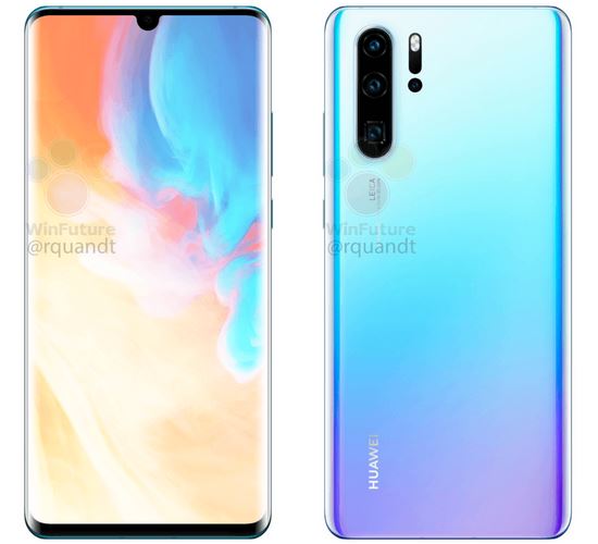 Le Huawei P30 Pro s'exhibe de nouveau au travers de plusieurs rendus