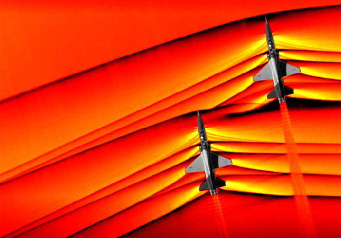  La NASA a photographié des avions en train de franchir le mur du son et c’est magnifique