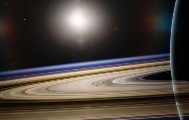 Les anneaux de Saturne