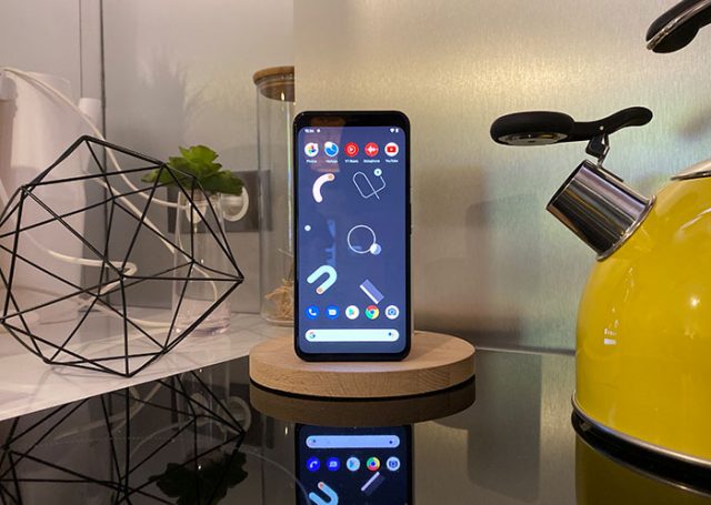 Le Pixel 4 de face