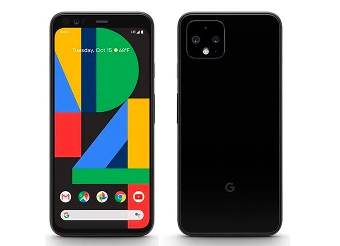 Un rendu en fuite du Pixel 4