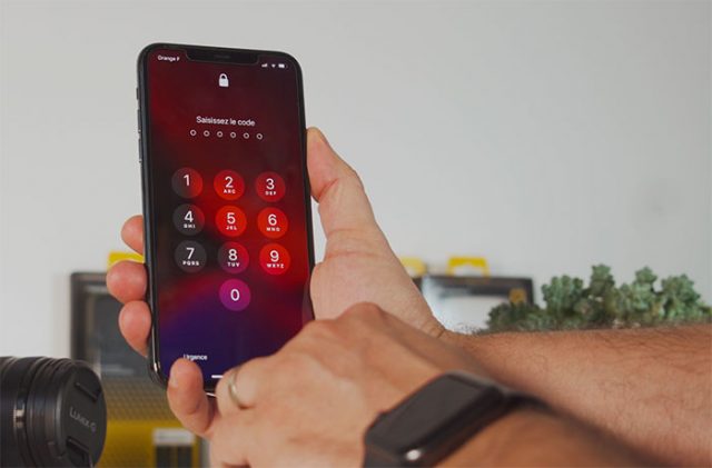 L'écran de verrouillage de l'iPhone 11 Pro Max