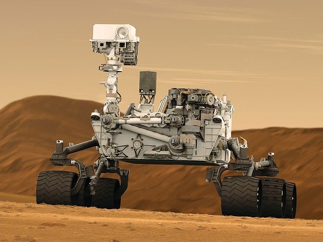 Curiosity, l'un des rovers présents sur Mars