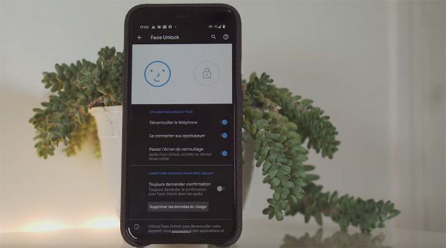 Les Pixel 4 mettent l'accent sur la reconnaissance faciale.