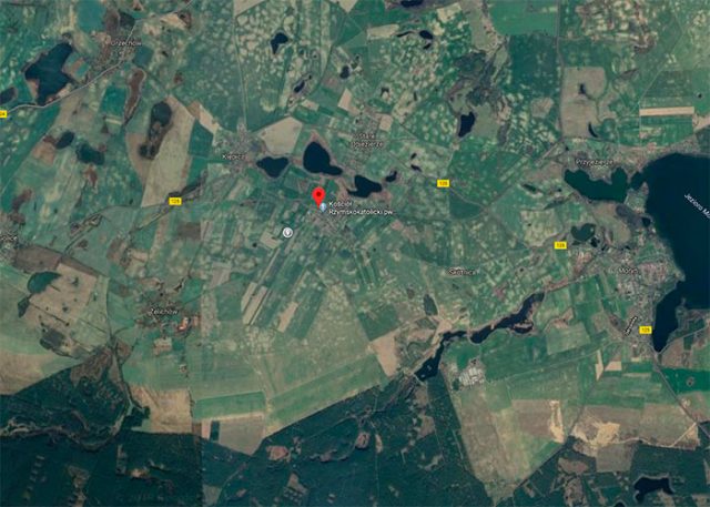 Une vue du ciel de la région (capture Google Earth)