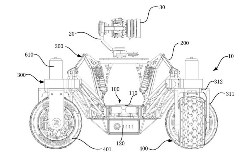 Une version “véhicule tout-terrain” de ses drones serait-elle en préparation chez DJI ?