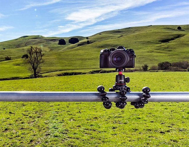 Le GorillaPod de Joby en pleine action