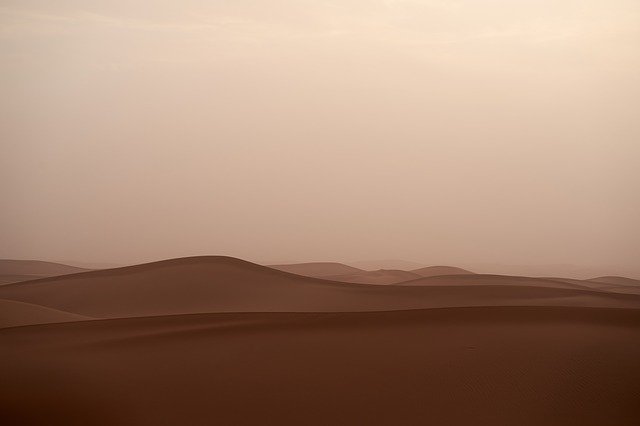 Une photo du désert marocain