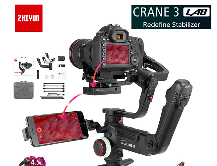  🔥 Le Zhiyun Crane 3 à 529 € chez Amazon