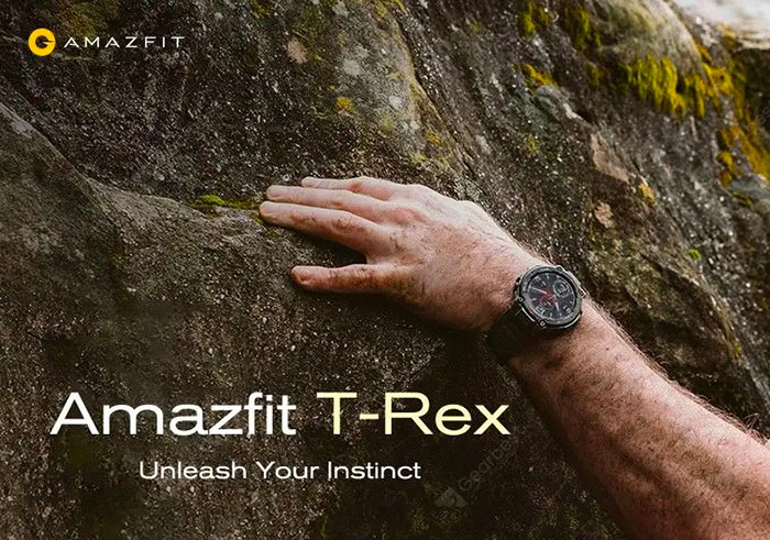 L'Amazfit T-Rex en pleine action