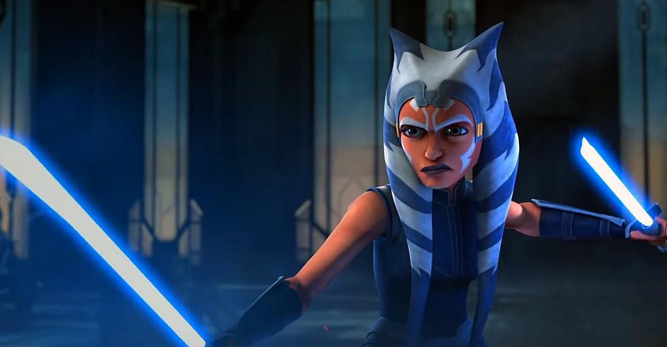 Ahsoka Tano en pleine action