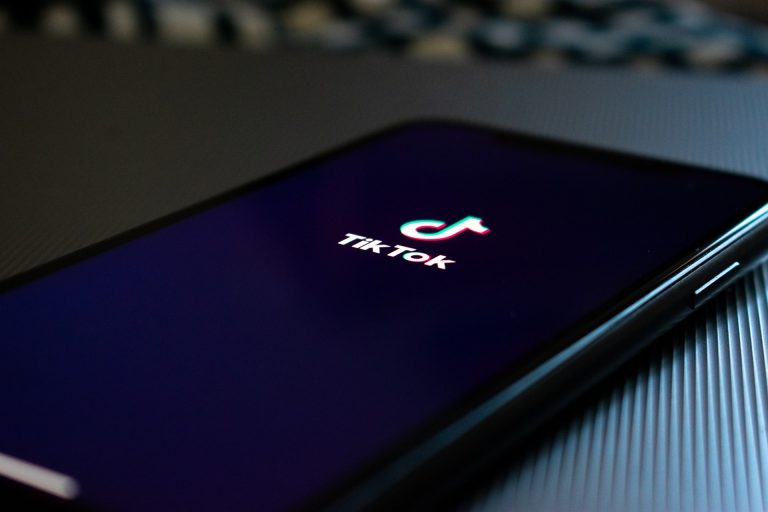 L'écran de chargement de TikTok