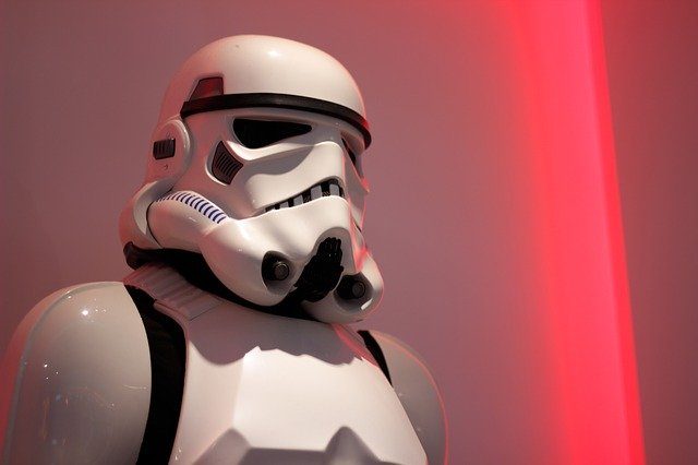 La photo d'un stormtrooper