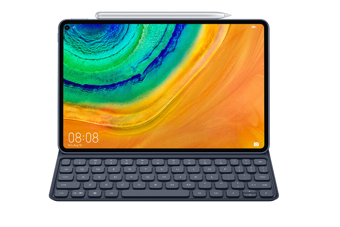 La Huawei MatePad Pro et ses accessoires