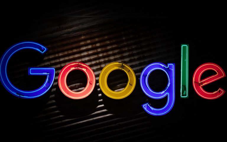 Le logo de Google en lettres colorées