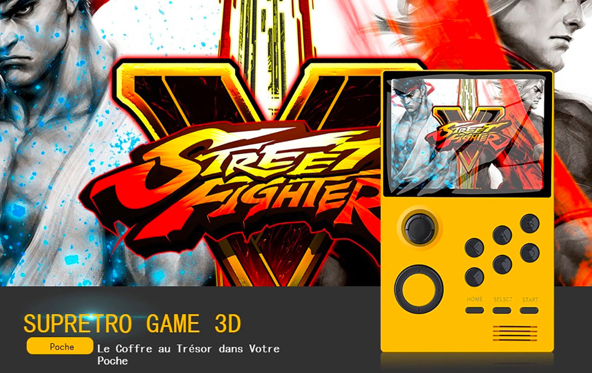 La Supretro Mini Console, une petite console Android qui rappelle beaucoup le Game Boy